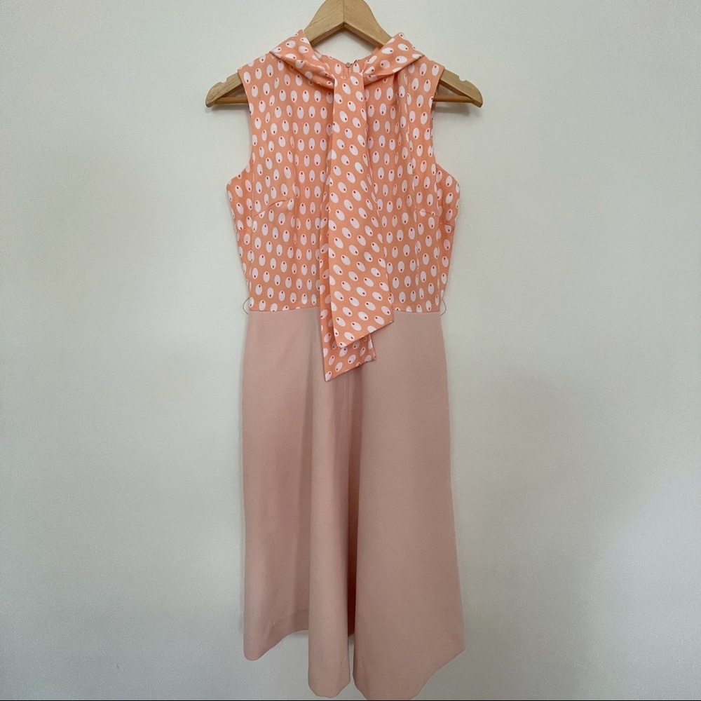 Vintage A-Line Dress with Pussy Bow